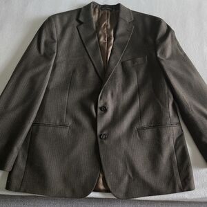 Chaps Large Black and Brown Blazer